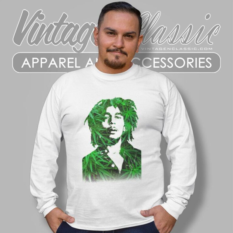 Bob Marley Leaves Long Sleeve Tee Bob Marley Leaves Long Sleeve Tee