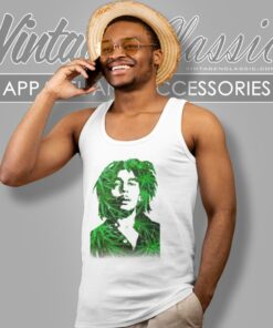 Bob Marley Leaves Tank Top Racerback