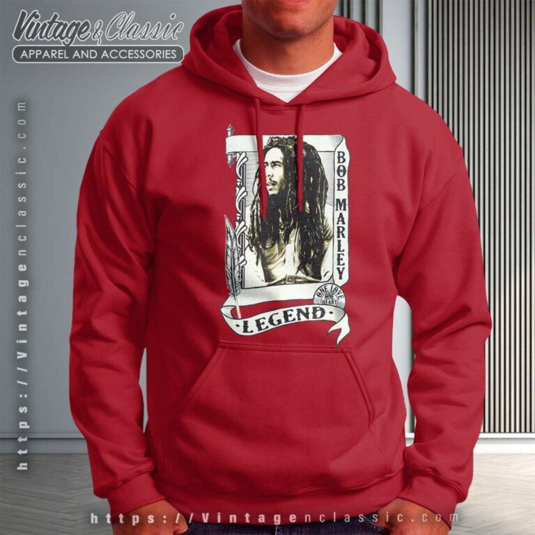 Bob Marley Legend Scroll Hoodie Bob Marley Legend Scroll Hoodie