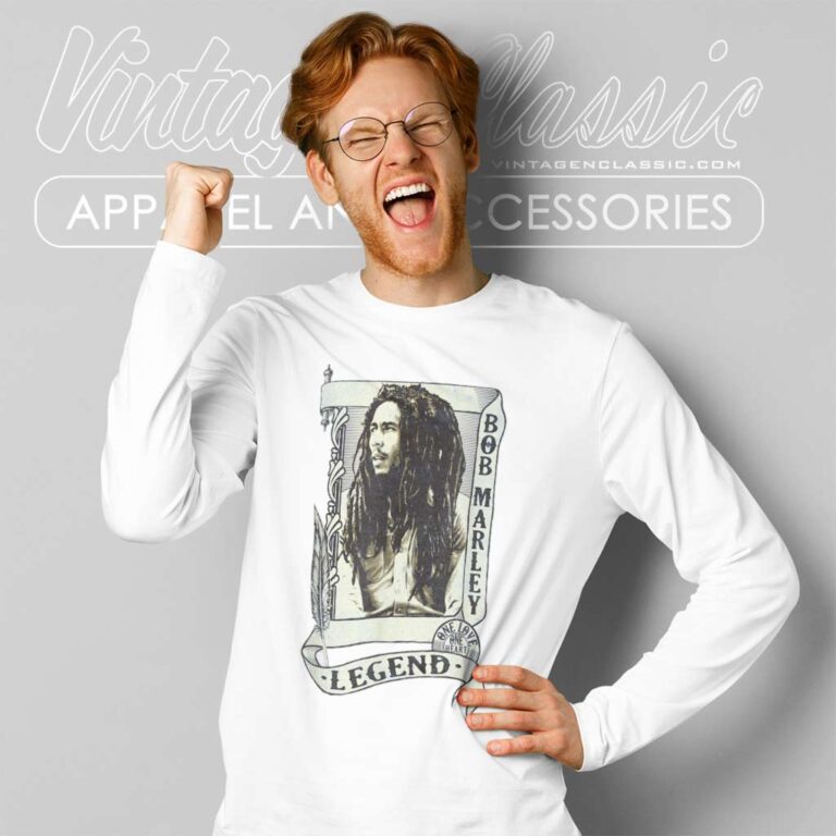Bob Marley Legend Scroll Long Sleeve Tee Bob Marley Legend Scroll Long Sleeve Tee