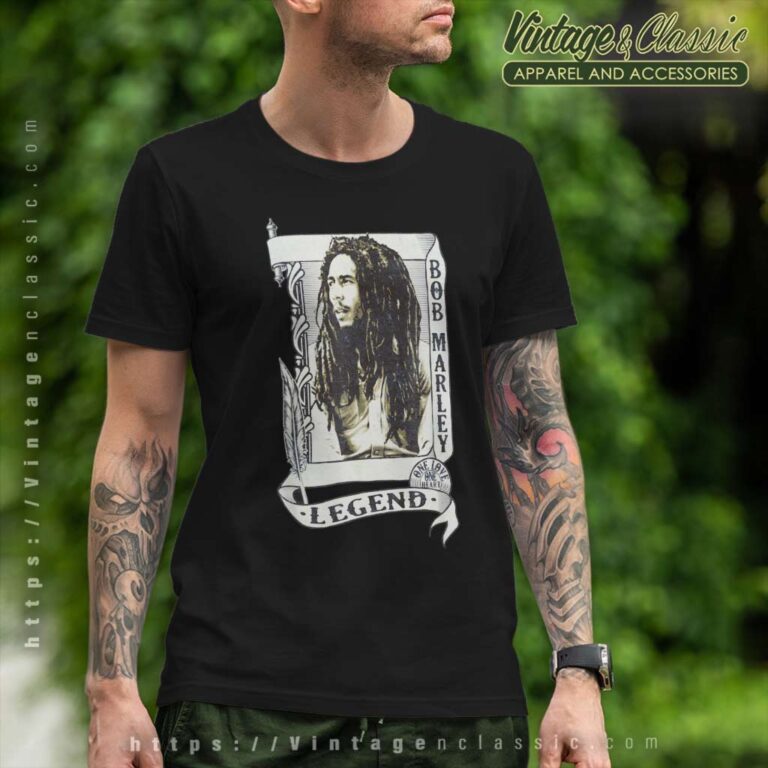 Bob Marley Legend Scroll T Shirt Bob Marley Legend Scroll T Shirt