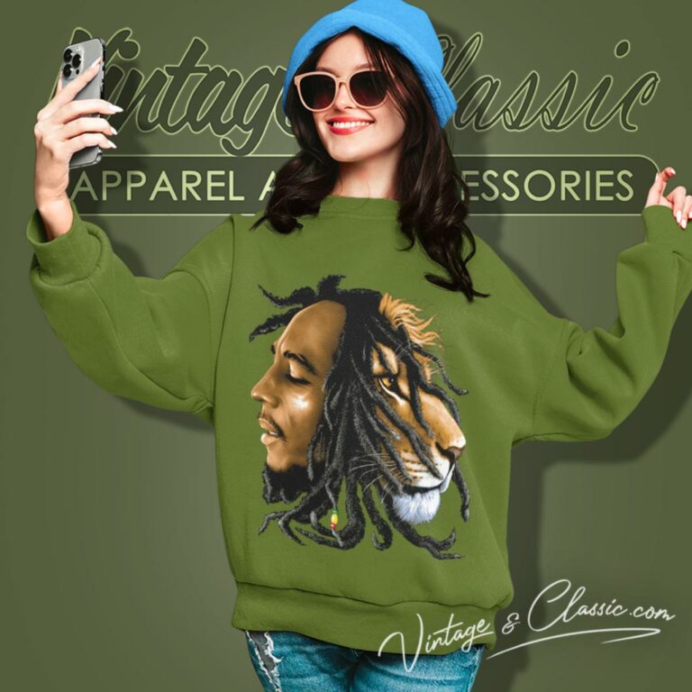 Bob Marley Lion Profile Sweatshirt Bob Marley Lion Profile Sweatshirt