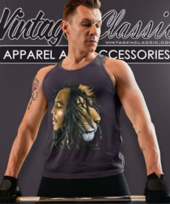 Bob Marley Lion Profile Tank Top Racerback
