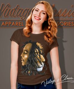 Bob Marley Lion Profile Women T Shirt