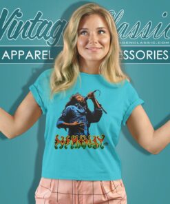 Bob Marley Liquid Blue Dgores Women T Shirt