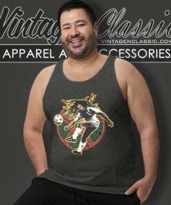 Bob Marley Liquid Blue Soccer Tank Top Racerback