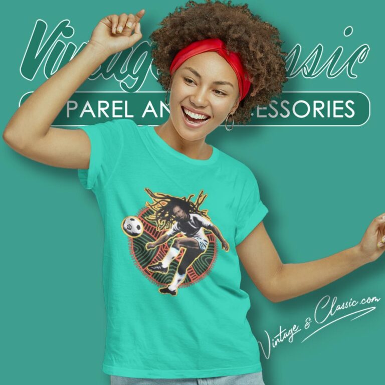 Bob Marley Liquid Blue Soccer Women T Shirt Bob Marley Liquid Blue Soccer Women T Shirt