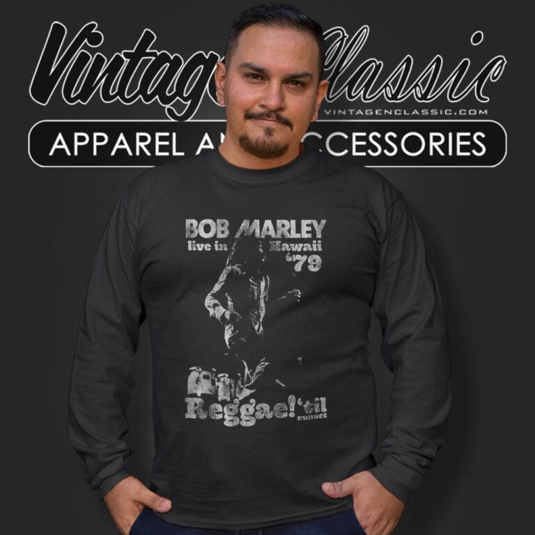 Bob Marley Live In Hawaii Long Sleeve Tee Bob Marley Live In Hawaii Long Sleeve Tee