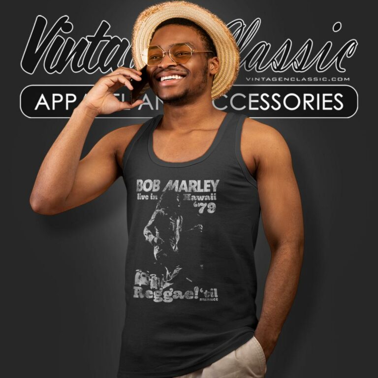 Bob Marley Live In Hawaii Tank Top Racerback Bob Marley Live In Hawaii Tank Top Racerback