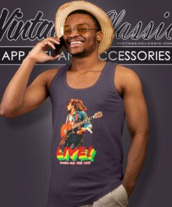 Bob Marley Live London 1975 Tank Top Racerback