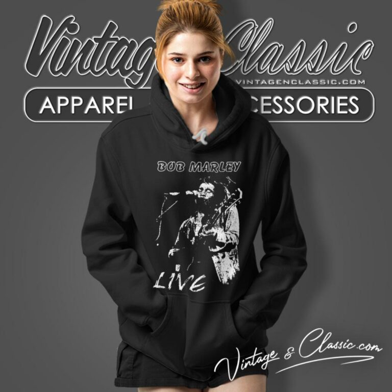 Bob Marley Live Reggae Rasta Hoodie Bob Marley Live Reggae Rasta Hoodie