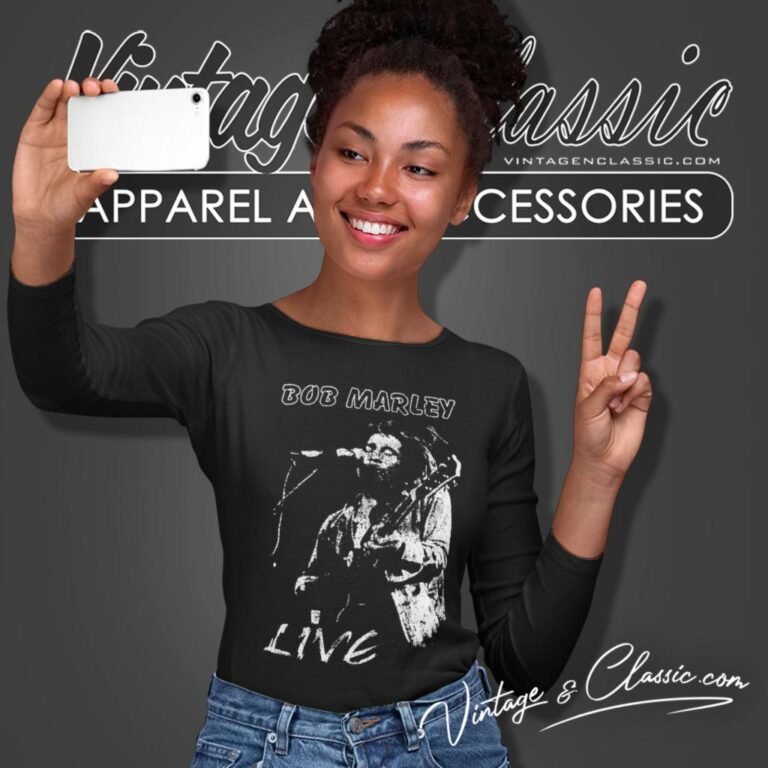 Bob Marley Live Reggae Rasta Long Sleeve Tee Bob Marley Live Reggae Rasta Long Sleeve Tee