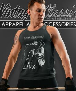 Bob Marley Live Reggae Rasta Tank Top Racerback