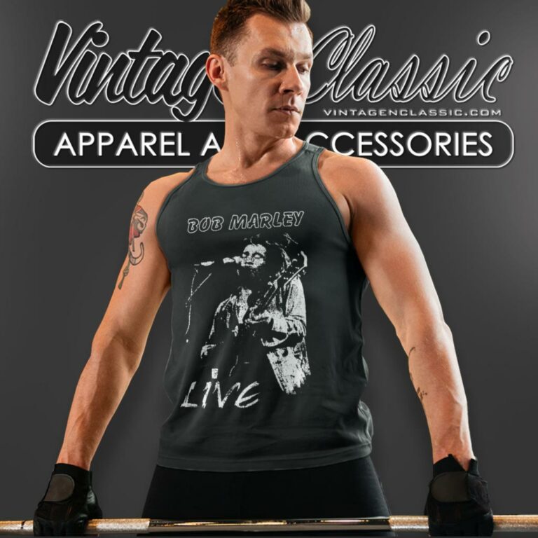 Bob Marley Live Reggae Rasta Tank Top Racerback Bob Marley Live Reggae Rasta Tank Top Racerback