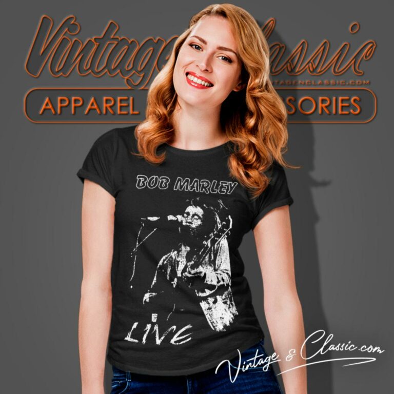 Bob Marley Live Reggae Rasta Women T Shirt Bob Marley Live Reggae Rasta Women T Shirt