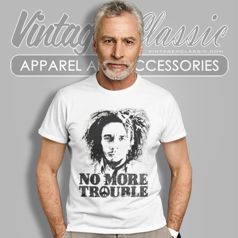 Bob Marley No More Trouble T Shirt Bob Marley No More Trouble T Shirt