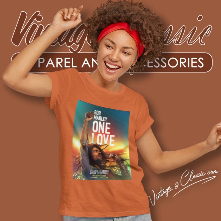 Bob Marley One Love 2024 Movie Women T Shirt Bob Marley One Love 2024 Movie Women T Shirt