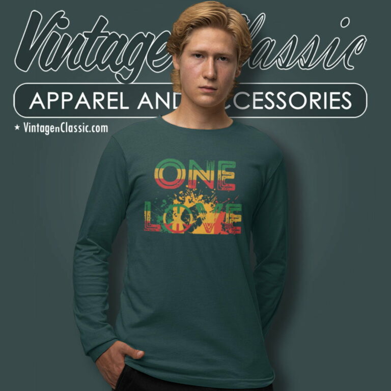 Bob Marley One Love Black History Long Sleeve Tee Bob Marley One Love Black History Long Sleeve Tee