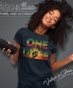 Bob Marley One Love Black History Women T Shirt