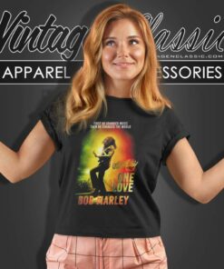 Bob Marley One Love First He Changed Music Women TShirt