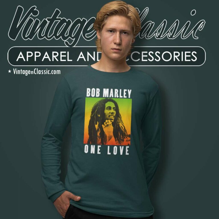 Bob Marley One Love Gradient Long Sleeve Tee Bob Marley One Love Gradient Long Sleeve Tee