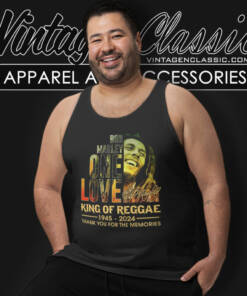 Bob Marley One Love King Of Reggae Tank Top Racerback