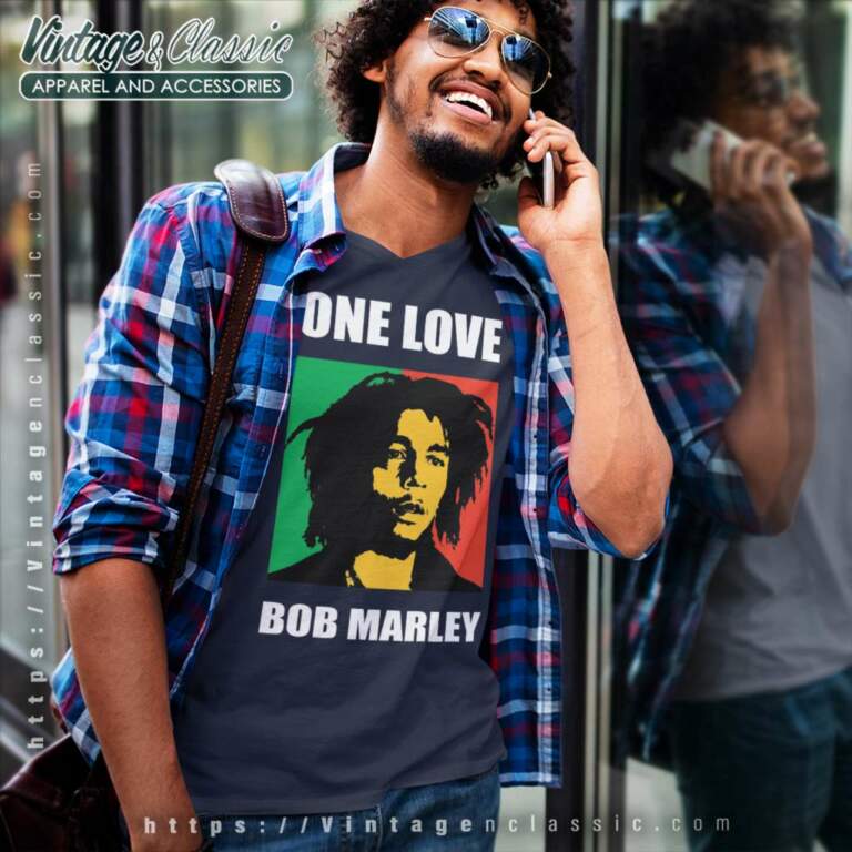 Bob Marley One Love Movie Poster V Neck TShirt Bob Marley One Love Movie Poster V Neck TShirt