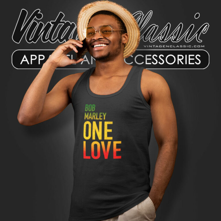 Bob Marley One Love Movie Tank Top Racerback Bob Marley One Love Movie Tank Top Racerback