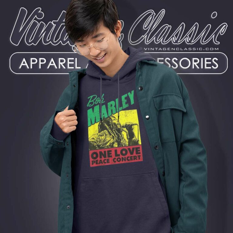 Bob Marley One Love Peace Concert Hoodie Bob Marley One Love Peace Concert Hoodie