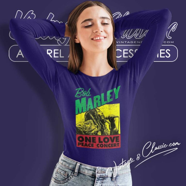 Bob Marley One Love Peace Concert Long Sleeve Tee Bob Marley One Love Peace Concert Long Sleeve Tee