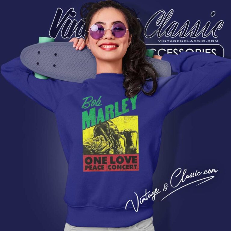 Bob Marley One Love Peace Concert Sweatshirt Bob Marley One Love Peace Concert Sweatshirt