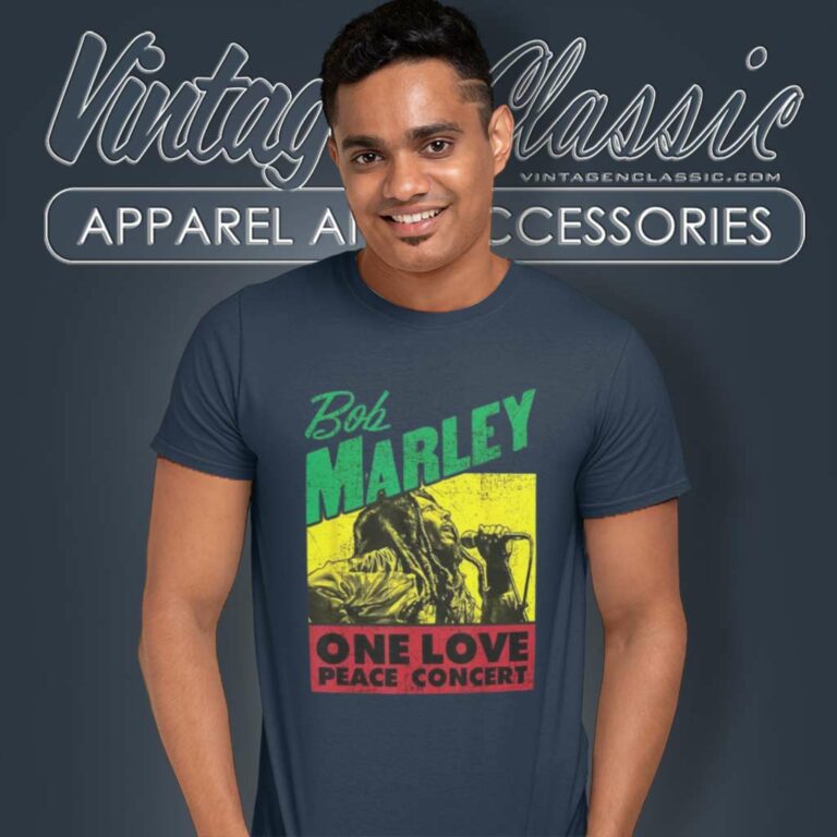 Bob Marley One Love Peace Concert T Shirt Bob Marley One Love Peace Concert T Shirt