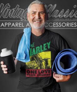 Bob Marley One Love Peace Concert V Neck TShirt