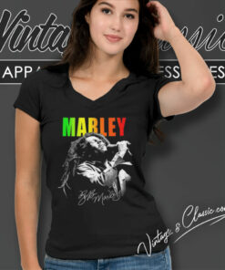 Bob Marley One Love Shirt Gift For Fans V Neck TShirt
