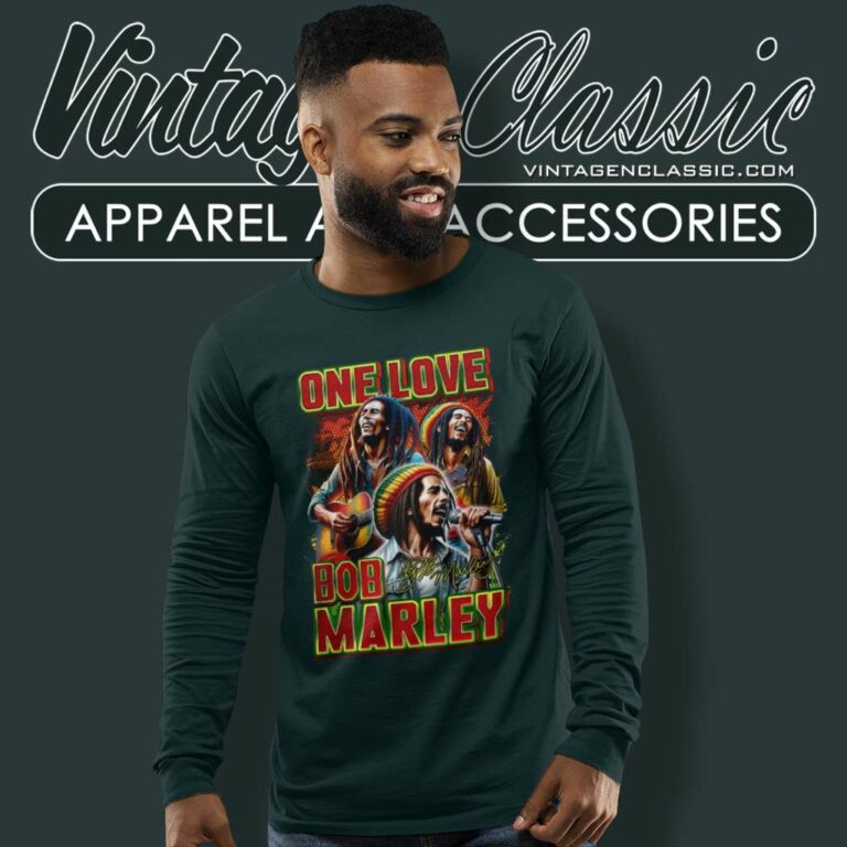 Bob Marley One Love Signature Long Sleeve Tee Bob Marley One Love Signature Long Sleeve Tee