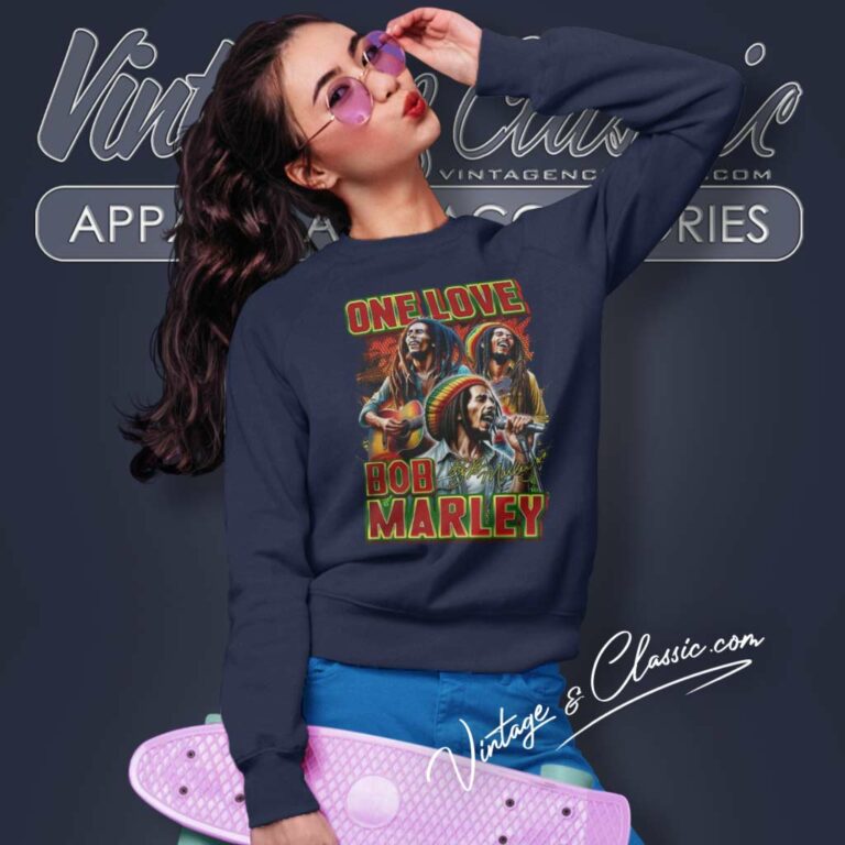 Bob Marley One Love Signature Sweatshirt Bob Marley One Love Signature Sweatshirt