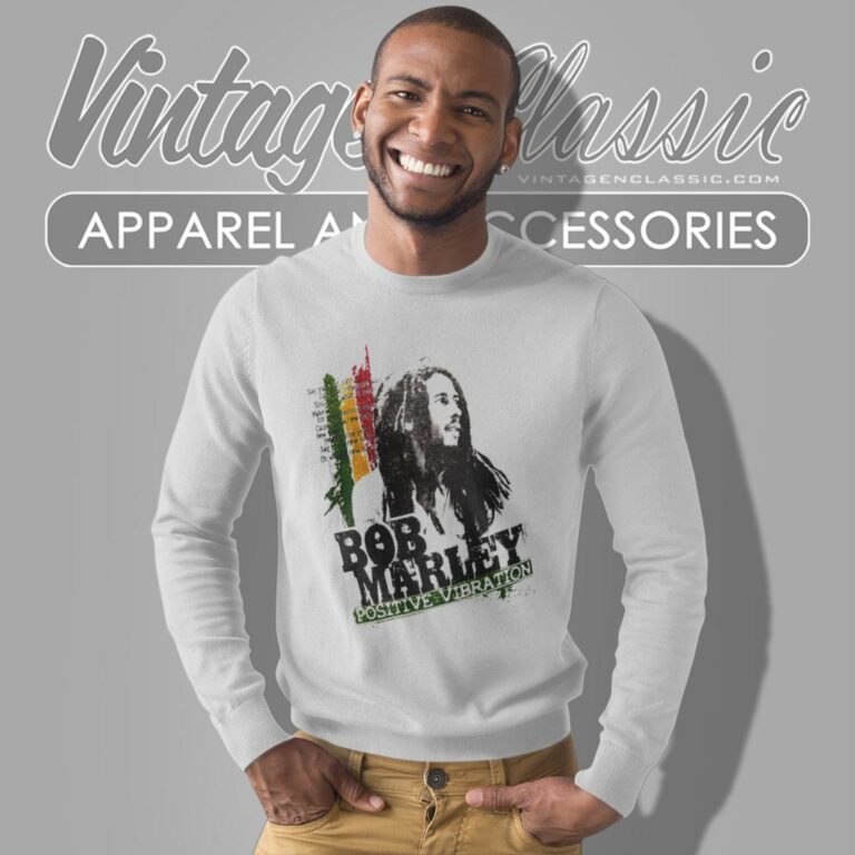 Bob Marley Positive Vibration Sweatshirt Bob Marley Positive Vibration Sweatshirt