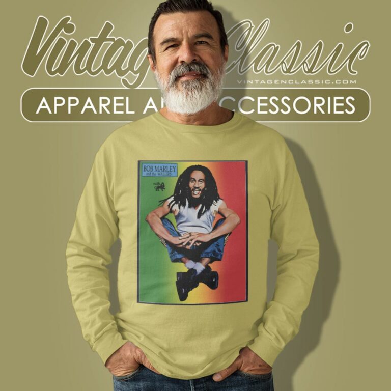 Bob Marley Poster Long Sleeve Tee Bob Marley Poster Long Sleeve Tee