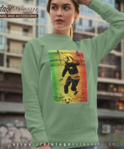 Bob Marley Rasta Football Sweatshirt