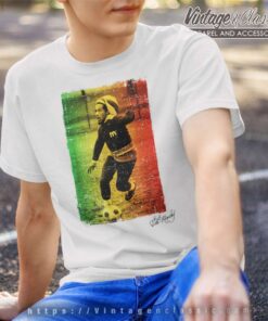 Bob Marley Rasta Football T Shirt