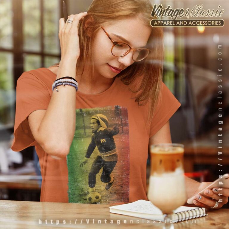 Bob Marley Rasta Football Women TShirt Bob Marley Rasta Football Women TShirt