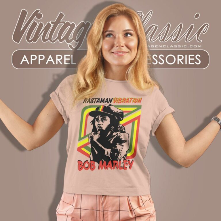 Bob Marley Rastaman Vibration Album Women T Shirt Bob Marley Rastaman Vibration Album Women T Shirt