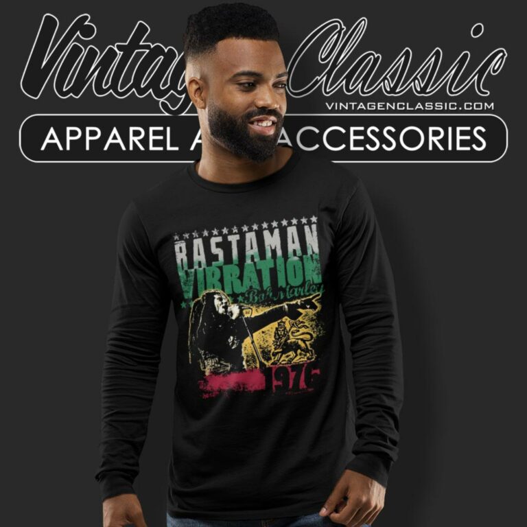 Bob Marley Rastaman Vibration Long Sleeve Tee Bob Marley Rastaman Vibration Long Sleeve Tee