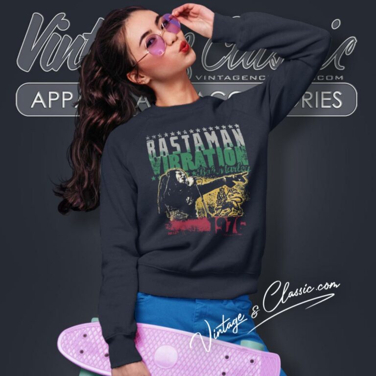 Bob Marley Rastaman Vibration Sweatshirt Bob Marley Rastaman Vibration Sweatshirt