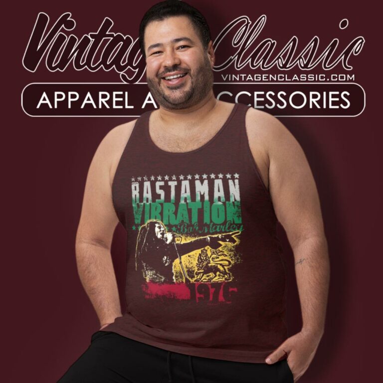 Bob Marley Rastaman Vibration Tank Top Racerback Bob Marley Rastaman Vibration Tank Top Racerback