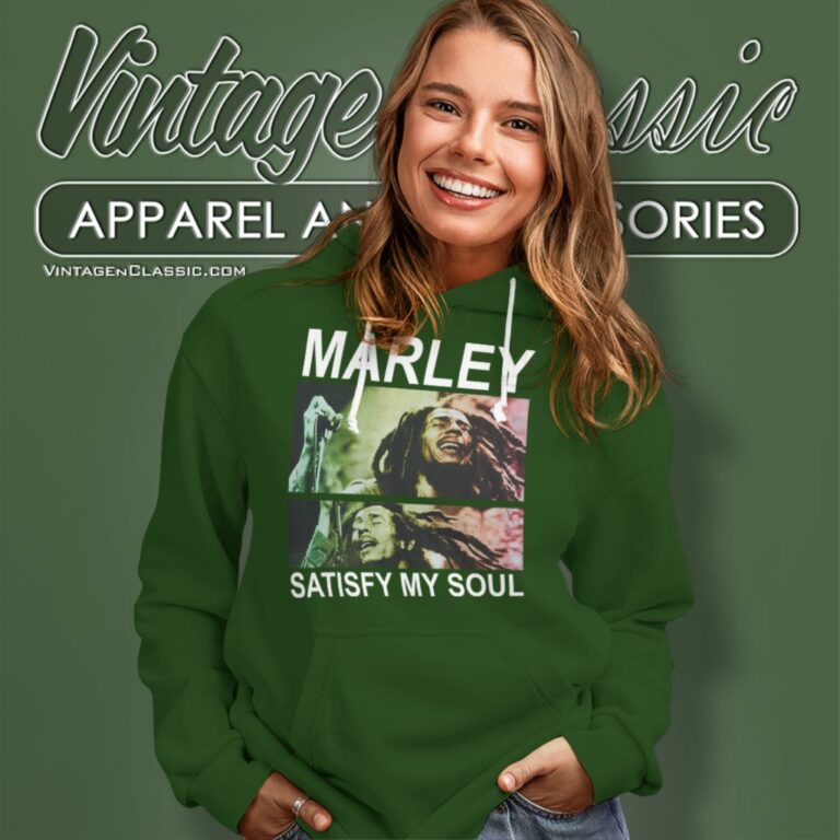 Bob Marley Satisfy My Soul Hoodie Bob Marley Satisfy My Soul Hoodie