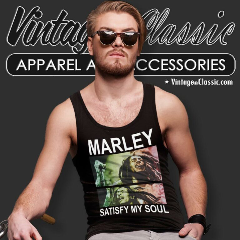 Bob Marley Satisfy My Soul Tank Top Racerback Bob Marley Satisfy My Soul Tank Top Racerback