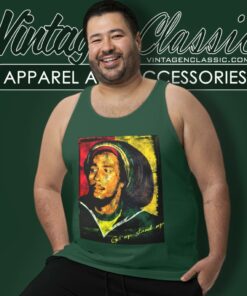 Bob Marley Shirt Get Up Stand Up Tank Top Racerback