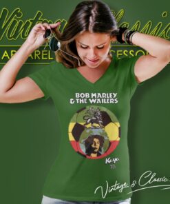 Bob Marley Shirt Kaya 78 World Futbol V Neck TShirt