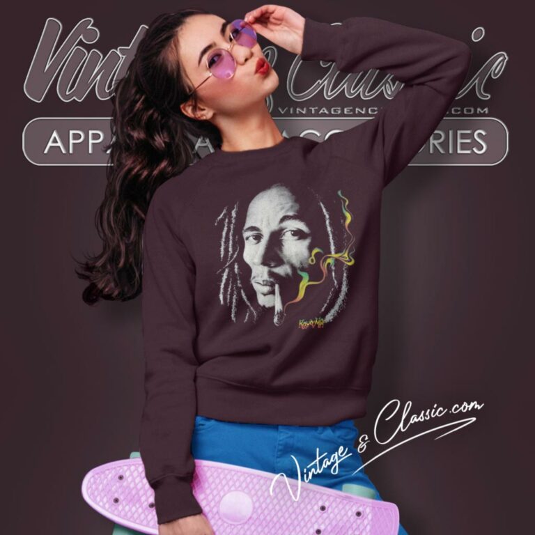 Bob Marley Shirt Kaya Man Smoking Spliff Sweatshirt Bob Marley Shirt Kaya Man Smoking Spliff Sweatshirt